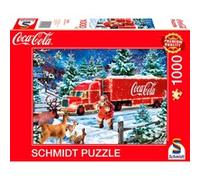 Schmidt-Spiele Puzzle 57598 Coca Cola Camion de Noël 1000 pièces