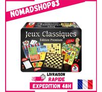 Schmidt Spiele Coffret Premium Boîte Métal Collection de Jeux Yam
