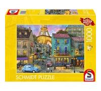 Schmidt-Spiele Puzzle 59780 – Les Rues de Paris – 1000 pièces – Multicolore