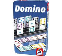 Schmidt-Spiele Jeu de domino 51435 Bring Mich Boîte métallique multicolore