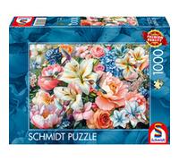 Schmidt-Spiele Puzzle Fleurs en pastel 1000 pièces