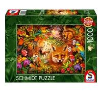 Schmidt Spiele Fleurs, fourrure et plumes, Puzzle