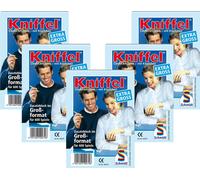 Schmidt Spiele Großer Kniffelblock 5er Set, Familienspiel, Brettspiel, Zusatzblock, 2 bis 8 Spieler, 5 x 600 Spiele