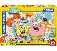 Schmidt Spiele 56546 Bob l'éponge et Ses Amis, Puzzle pour Enfants de 150 pièces en Carton d'herbe