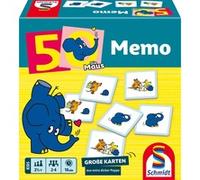 Schmidt Spiele La souris : Mémo éléphant, 50e anniversaire, Memory
