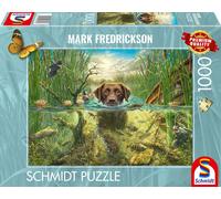Schmidt Spiele Labrador Chocolat À La Baignade, 1000 Pcs