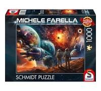Schmidt-Spiele Puzzle Couleurs Cosmiques (Voyage dans l'Espace) - 1000 pièces
