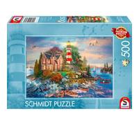 Schmidt-Spiele Puzzle 59716 Phare sur Le Rocher 500 pièces