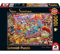 Schmidt Spiele Puzzle Katzenmanie 1000 pièces motif 693x493 mm