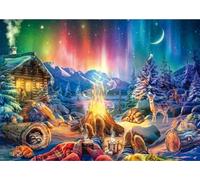 Schmidt Spiele Puzzle Lagerfeuerromantik unterm Sternenhimmel, Standard, Erwachsenenpuzzle, 1000 Teile, 59787