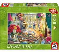 Schmidt Spiele Puzzlezeit avec chat 1000T 0 0 STK