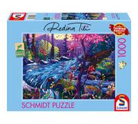 Schmidt-Spiele Puzzle 58641 Rivière des Rêves Redina Tili 1000 pièces Carton d'herbe