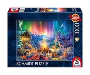 Schmidt Spiele Romantisme du feu de camp sous le ciel étoilé, Puzzle