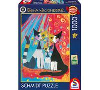 Schmidt Spiele Rosina Wachtmeister: Famille de chats heureuse, Puzzle