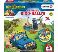 Schmidt Spiele Schleich, Dinosaurs, Die rasante Dino-Rallye - Jeu D'enfant