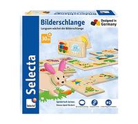 Schmidt Spiele Select Picture 63024 Jeu de 20 Carreaux en Bois Motif Serpent