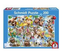 Schmidt Spiele - Selfies d'animaux Puzzle - 200 pièces, 56294