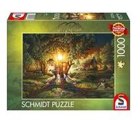 Schmidt-Spiele Puzzle 58547 Brillance printanière Magnifique Terry Redlin – 1000 pièces