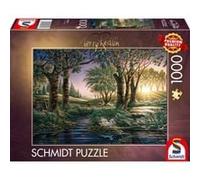 Schmidt-Spiele – Puzzle Magie matinale à l'étang (Terry Redlin) – 58546 – 1000 pièces