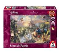 SCHMIDT SPIELE Thomas Kinkade + Disney Puzzle Adulte Disney La Belle Et La Bete- 1000 Pieces G