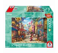 Schmidt Spiele Thomas Kinkade Et Minnie Au Mexique Puzzle Disney Mickey 6000 Pièces