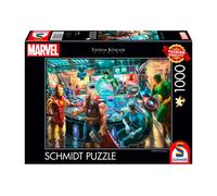 Schmidt Spiele Thomas Kinkade : Puzzle Les Avengers Marvel 1000 Pièces