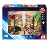 Schmidt-Spiele Puzzle 58788 DC Hall of Justice Thomas Kinkade 1000 pièces Multicolore