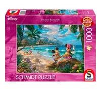 Schmidt-Spiele Puzzle Disney Minnie et Mickey à Hawaï 1000 pièces Dès 12 ans