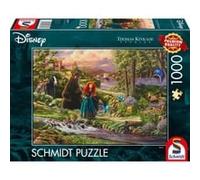 Schmidt-Spiele Puzzle 58039 Thomas Kinkade Disney Merida 1000 pièces