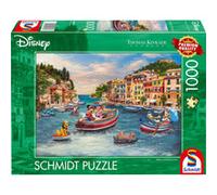 Schmidt-Spiele Puzzle Game 58053 1000 pièces Disney Mickey et Minnie en Italie Thomas Kinkade