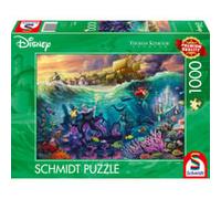 Schmidt-Spiele – Puzzle – Disney : La Petite Sirène (Ursula) – Thomas Kinkade – 1000 pièces