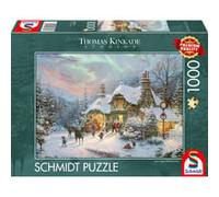 Schmidt Spiele Thomas Kinkade Studios : La nuit du Père Noël avant Noël, Puzzle