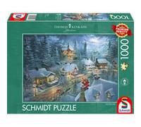 Schmidt Spiele Thomas Kinkade Studios : La Nuit Silencieuse du Père Noël, Puzzle