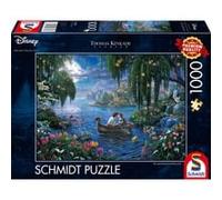 Schmidt-Spiele Puzzle 1000 pièces – Thomas Kinkade : La Petite Sirène et le Prince Eric, Disney