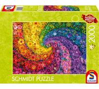 Schmidt Spiele Tourbillon De Fleurs Multicolores, 2000 Pcs