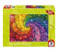 Schmidt-Spiele Puzzle Tourbillon de fleurs multicolores G 2000 pièces