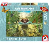 Schmidt SpielePolyuréthane1000T Mark Fredrickson : Dog Love ? labrador brun dans l'eau fraîche 0 0 STK
