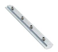 SCHMIDT systemprofile Lot de 10 connecteurs profilés - Rainure 8 - 180 mm - Avec vis sans tête - Accessoires profilés en aluminium