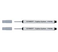 Schmidt Technology P 8126 Lot de 2 recharges fines pour stylo roller Noir