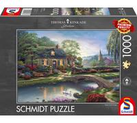 Schmidt Thomas Kinkade: Stoney Creek Cottage 1000 Piece Jigsaw Puzzle Ages