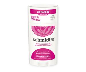 Schmidt's Déodorant Stick Naturel Rose et Vanille 75g