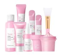 schmiedebedarf Kit de soin du visage Hydrating & Hydrating 5/7/9 pièces Kit de soins de la peau 17 ml (C, taille unique)