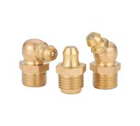 Schmiernippel aus Messing Graisseur en laiton M4 M5 M12 M14 M16 M20 Filetage droit/45°/90° NTP1 G1 G3(Straight,M12X1.25MM-2PCS_BRASS)