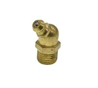 Schmiernippel aus Messing M6 M8 M10 M12 M14 1/4 1/8 3/8 1/2 Filetage mâle Graisseur Embout d'huile Joint universel 0 45 90° Buses de graissage(45 Degree(10pcs),M10-1)
