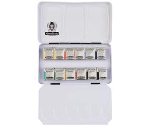 Schmincke 76.4941 Ensemble de peintures à l'aquarelle 12 pcs