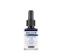 Schmincke - AERO COLOR® Professional, Ultramarine, 28 ml, 28 402 023, peinture acrylique ultra fluide et hautement pigmentée pour peinture acrylique, aérographe, techniques mixtes