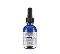 Schmincke - AKADEMIE® Acryl color INK, teinte bleu de cobalt foncé, 50 ml, 23 443 024, encre acrylique pigmentée pour la peinture, l'écriture, l'aérographie.