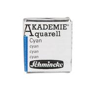 Schmincke AKADEMIE Aquarelle - Cyan - 1/2 godet