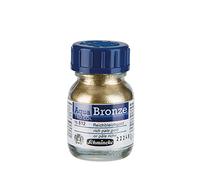 Schmincke - aqua-Bronze, or pâle riche, 20 ml, 15 812 032, pour des effets métallique brillants sur des tableaux de Gouache ou d’Aquarelles, papier, carton, carton entoilé ou toile