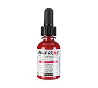 Schmincke - AQUA DROP, aquarelle liquide à base de pigments, rouge rubis en flacon pipette de 30 ml, 24360034, pour la peinture aquarelle, la calligraphie, le lettrage à la main, l'aérographie